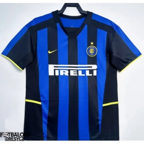 Inter Milan 2002-2003 Retro Domácí Dres Krátký Rukáv Inter Milan 2002-2003 Retro Domácí Dres Krátký Rukáv